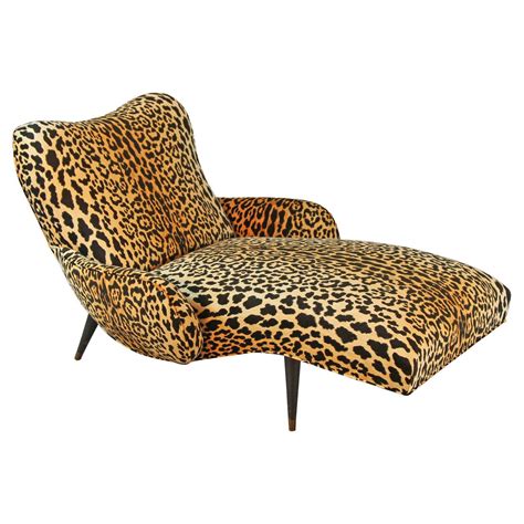 leopard chaise lounge chair.